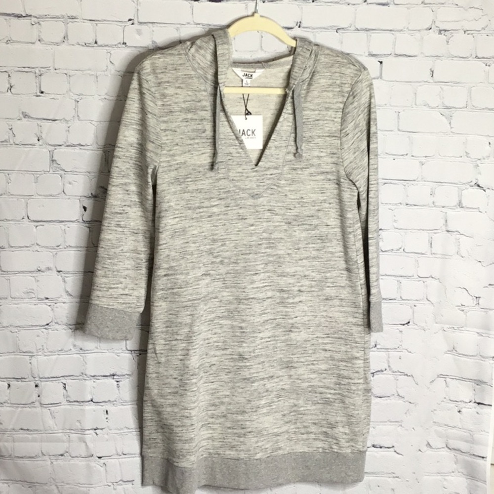 Jack Heathered Gray Knit Dress/tunic